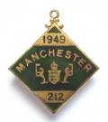 1949 Manchester horse racing club badge