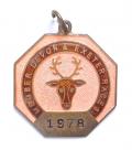 1978 Exeter Racecourse horse racing club members badge