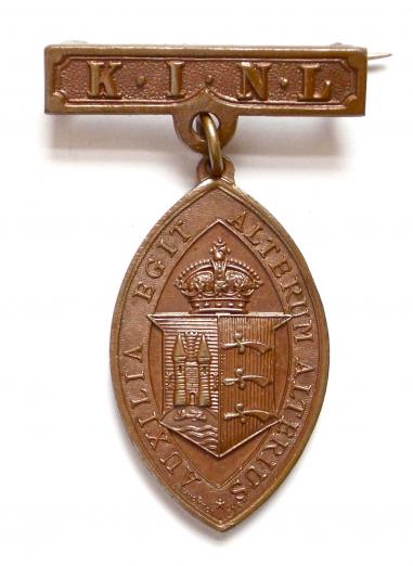 Kingston Infirmary nurses league hospital badge