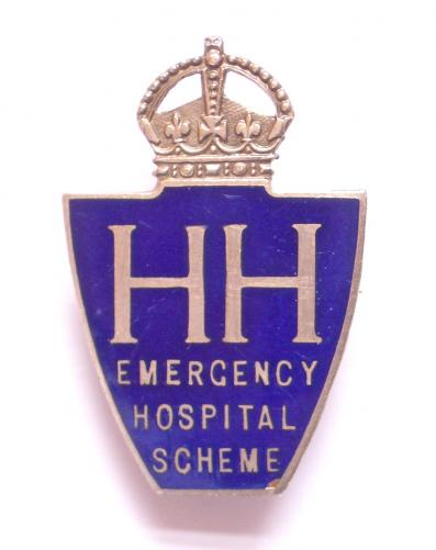 WW2 Hammersmith Hospital emergency scheme home front badge