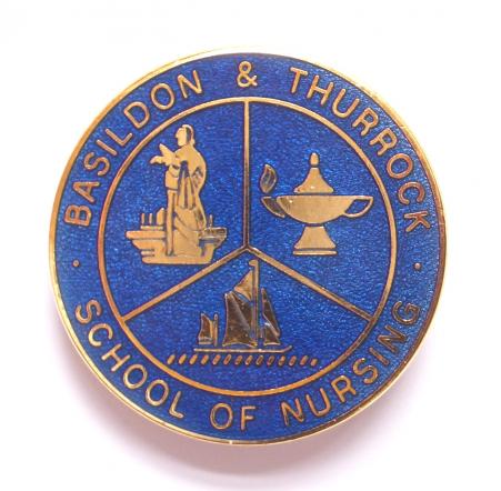 Basildon & Thurrock school of nursing hospital badge