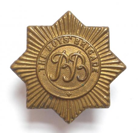 Boys Brigade WW1 alternative pattern brass cap badge