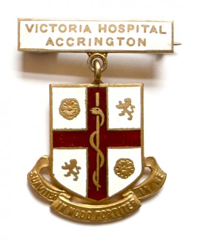 Victoria Hospital Accrington nurses badge