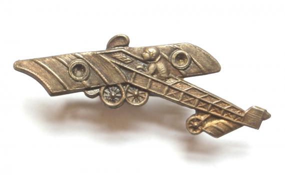 French Aviator Louis Bleriot Monoplane early aviation badge
