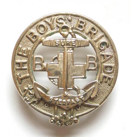 Boys Brigade officers glengarry cap badge