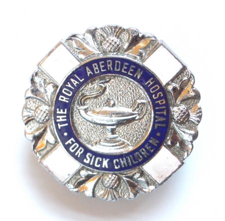 Royal Aberdeen Hospital for sick children nurses badge