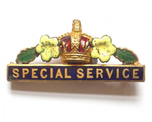 Primrose League Crowned special service badge