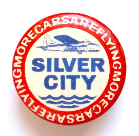 Silver City Airways Are Flying More Cars advertising badge