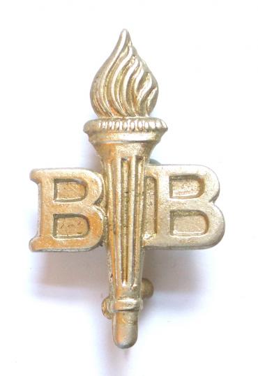 WW2 Boys Brigade education proficiency non fretted wartime badge