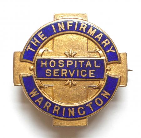 The Infirmary Warrington hospital service badge