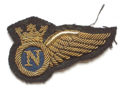 BOAC Airline Flight Navigating officer gold bullion brevet wing badge