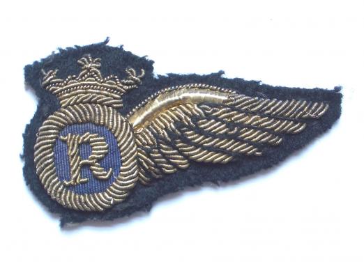 BOAC Airline Flight Radio officer gold bullion brevet wing badge