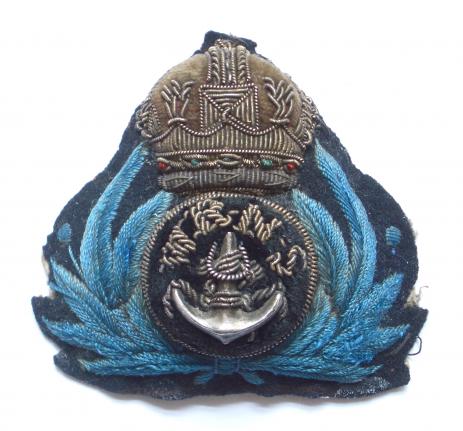 WW1 Womens Royal Naval Service WRNS officers hat badge