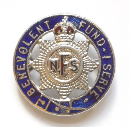 National Fire Service NFS benevolent fund badge