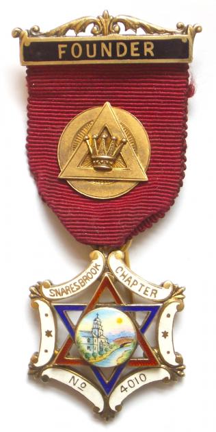 Masonic Snaresbrook Chapter Lodge No 4010 Founder Jewel