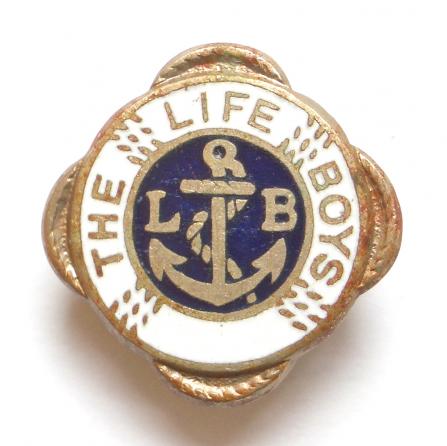 The Life Boys buttonhole pin fitting badge