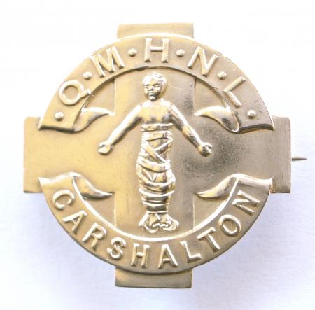 Queen Marys Hospital Nurses League Carshalton silver badge