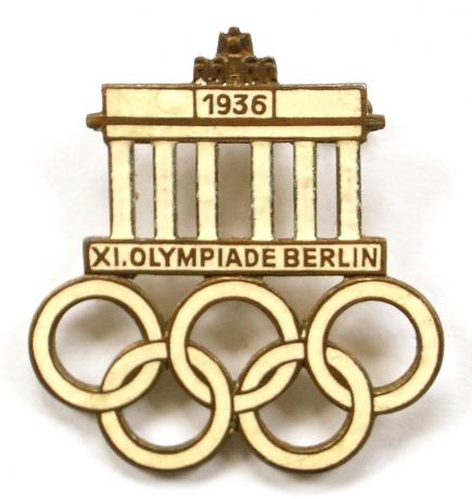 1936 Olympic Games Berlin original badge