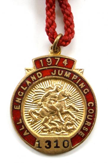 1974 All England Jumping Course Hickstead members badge
