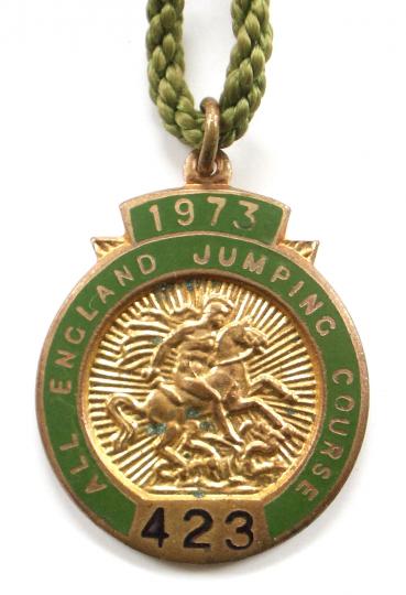 1973 All England Jumping Course Hickstead members badge