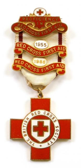 British Red Cross Society proficiency in first aid medal