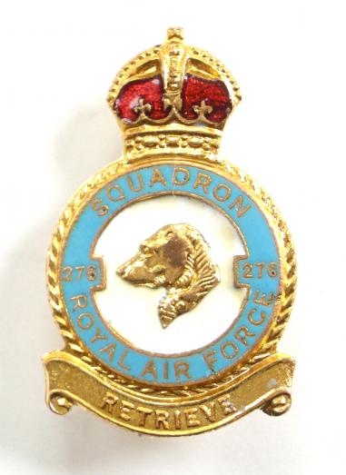 RAF No 276 Squadron Air Sea Rescue Unit Royal Air Force Badge