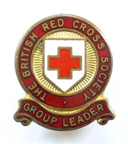 British Red Cross Society group leader badge