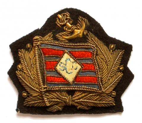 Shipping & Coal Company Ltd London officers bullion cap badge