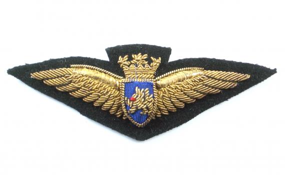 BOAC Airline pilots wing gold bullion uniform badge