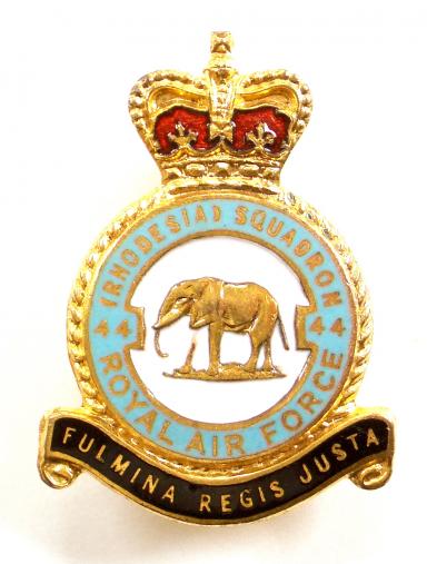 RAF No 44 Rhodesia Squadron Royal Air Force Badge c1950s