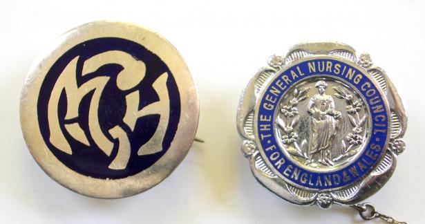 Miller General Hospital & State Registered Nurse badge