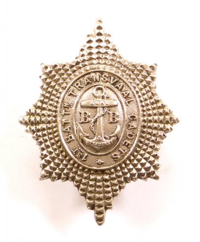 Boys Brigade 1st Battalion Transvaal Cadets pre union cap badge