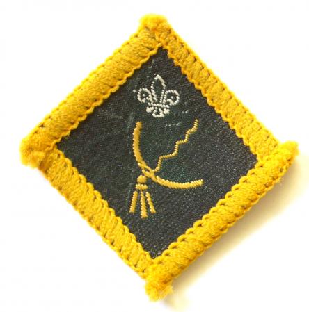 Boy Scouts Communicator proficiency instructor nylon badge 1967 to 71