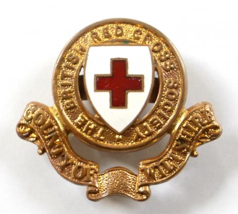 WW1 British Red Cross Society County of Wiltshire Cap Badge