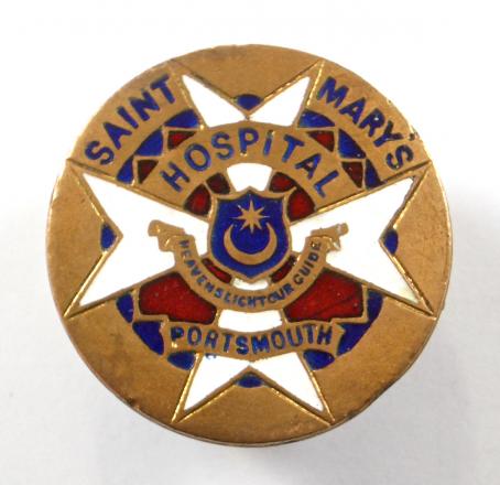 Saint Marys Hospital Portsmouth nurses badge