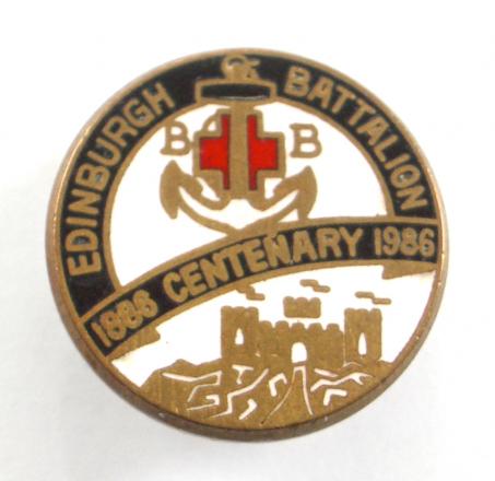 Boys Brigade Edinburgh Battalion 1986 centenary badge