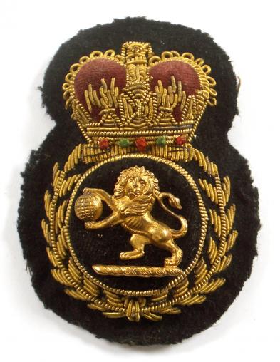 Cunard Line Chief Petty Officer gold bullion cap badge