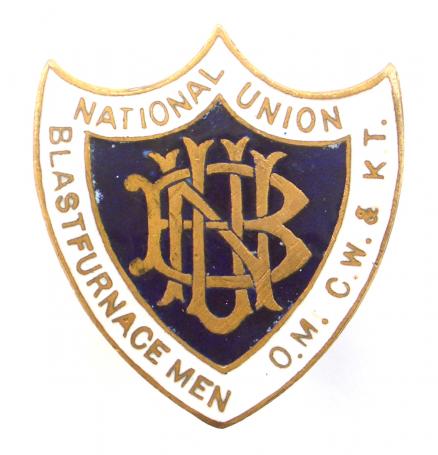 National Union of Blastfurnacemen Membership Badge