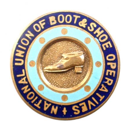 National Union of Boot & Shoe Operatives NUBSO membership badge