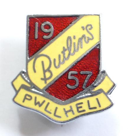 Butlins 1957 Pwllheli Holiday Camp Badge