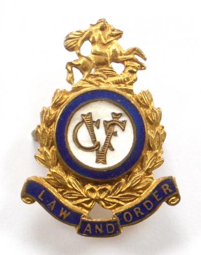 Volunteer Civil Force Winstons Bobbies VCF Supporters Badge