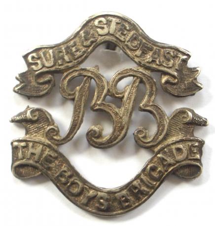 Boys Brigade warrant officer collar badge with apostrophe