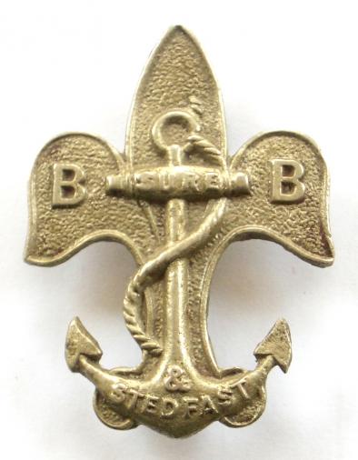 Boys Brigade the Scouts proficiency silver award badge 1909 to 1926