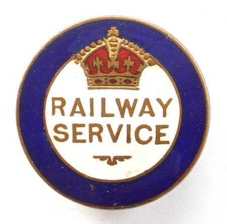 WW1 Rhymney Railway or LB&SCR 1st Issue war service badge