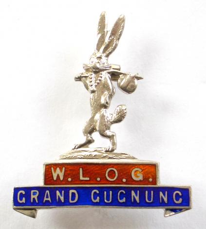 WLOG Grand Gugnunc Daily Mirror childrens club 1928 silver badge