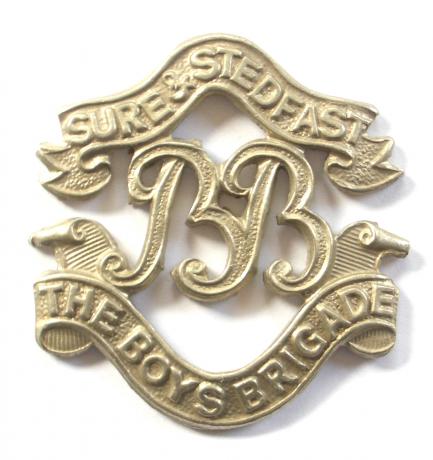 Boys Brigade Warrant Officers cap badge without apostrophe