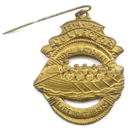 WW1 Royal National Lifeboat Institution RNLI 1914-15 Collector Badge