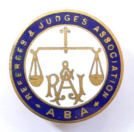Referees & Judges Amateur Boxing Association union badge
