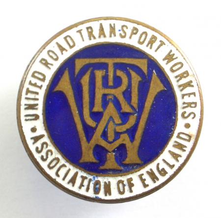 United Road Transport Workers trade union badge