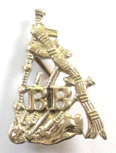 Boys Brigade pipers proficiency badge 1921 to 1968